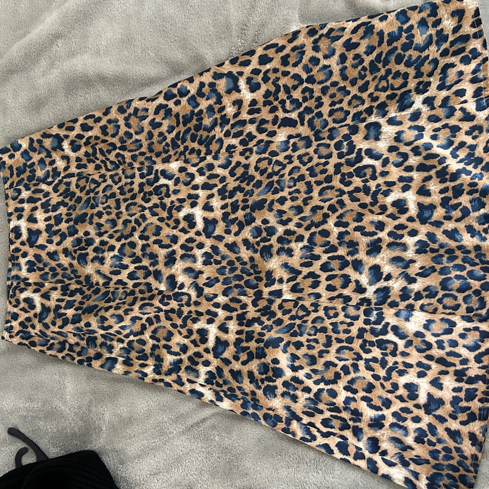 Leopard Print Women's Skirt